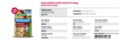 Penguen Haşlanmış Kuru Fasulye - Özba Gıda İnşaat San. ve Tic. Ltd. Şti. - 0412 251 11 53 - 0412 251 05 64