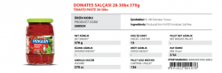 Penguen Domates Salçası 28-30bx - Özba Gıda İnşaat San. ve Tic. Ltd. Şti. - 0412 251 11 53 - 0412 251 05 64