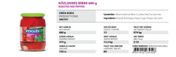 Penguen Közlenmiş Biber - Özba Gıda İnşaat San. ve Tic. Ltd. Şti. - 0412 251 11 53 - 0412 251 05 64