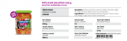 Penguen Patlıcan Salatası 520 g - Özba Gıda İnşaat San. ve Tic. Ltd. Şti. - 0412 251 11 53 - 0412 251 05 64