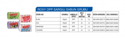 Roxy Opp Sargılı Sabunlar - Özba Gıda İnşaat San. ve Tic. Ltd. Şti. - 0412 251 11 53 - 0412 251 05 64