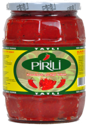 Pirili Biber Salçası - Özba Gıda İnşaat San. ve Tic. Ltd. Şti. - 0412 251 11 53 - 0412 251 05 64